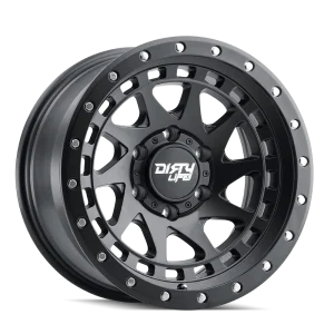 Dirty Life – ENIGMA – Black – 17″x9″ -12mm – All weather Wheels – 9311-7973MB12